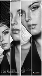 Composición en blanco y negro con tres rostros femeninos superpuestos, como portada o imagen introductoria de una serie onírica.