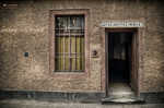 Entrada a la zona de duchas o dependencias del Memorial de Terezín.
