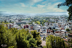 Vista panorámica de Monforte de Lemos desde una zona elevada.