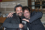 F. J. Pineda y Fernando Soria Castro sonrientes en una fotografía de recuerdo.