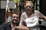 F. J. Pineda junto a la señora Dolores, esposa del mítico guitarrista el Tomate
