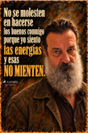 F. J. Pineda con chaqueta de ante y camisa oscura, junto a una frase sobre las apariencias y las energías que se perciben.